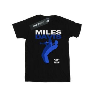 Miles Davis Womens/Ladies Kind Of Blue Cotton Boyfriend T-Shirt / Black